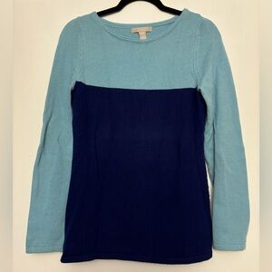 Banana Republic Two-Tone Blue Pullover